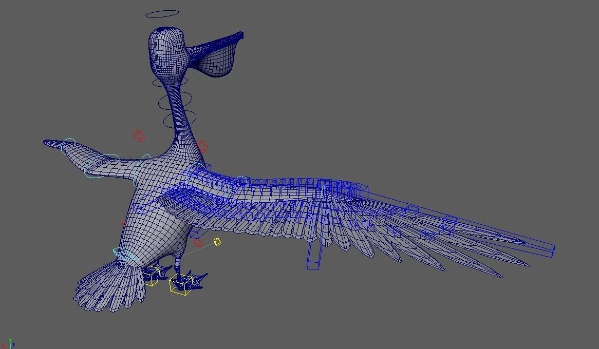 ArtStation - Pelican Body Rig