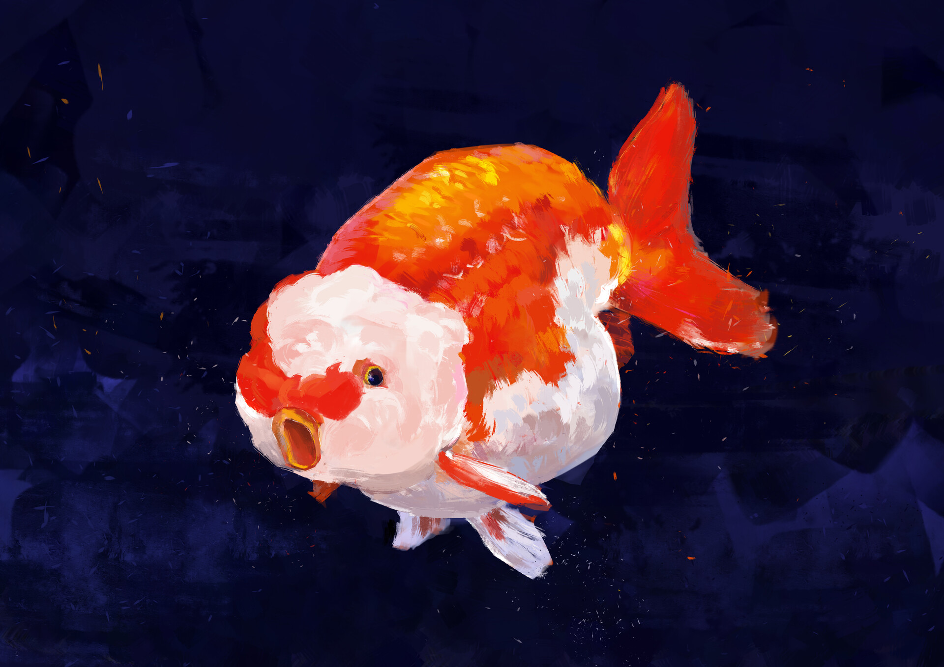 ArtStation - Goldfish Color study