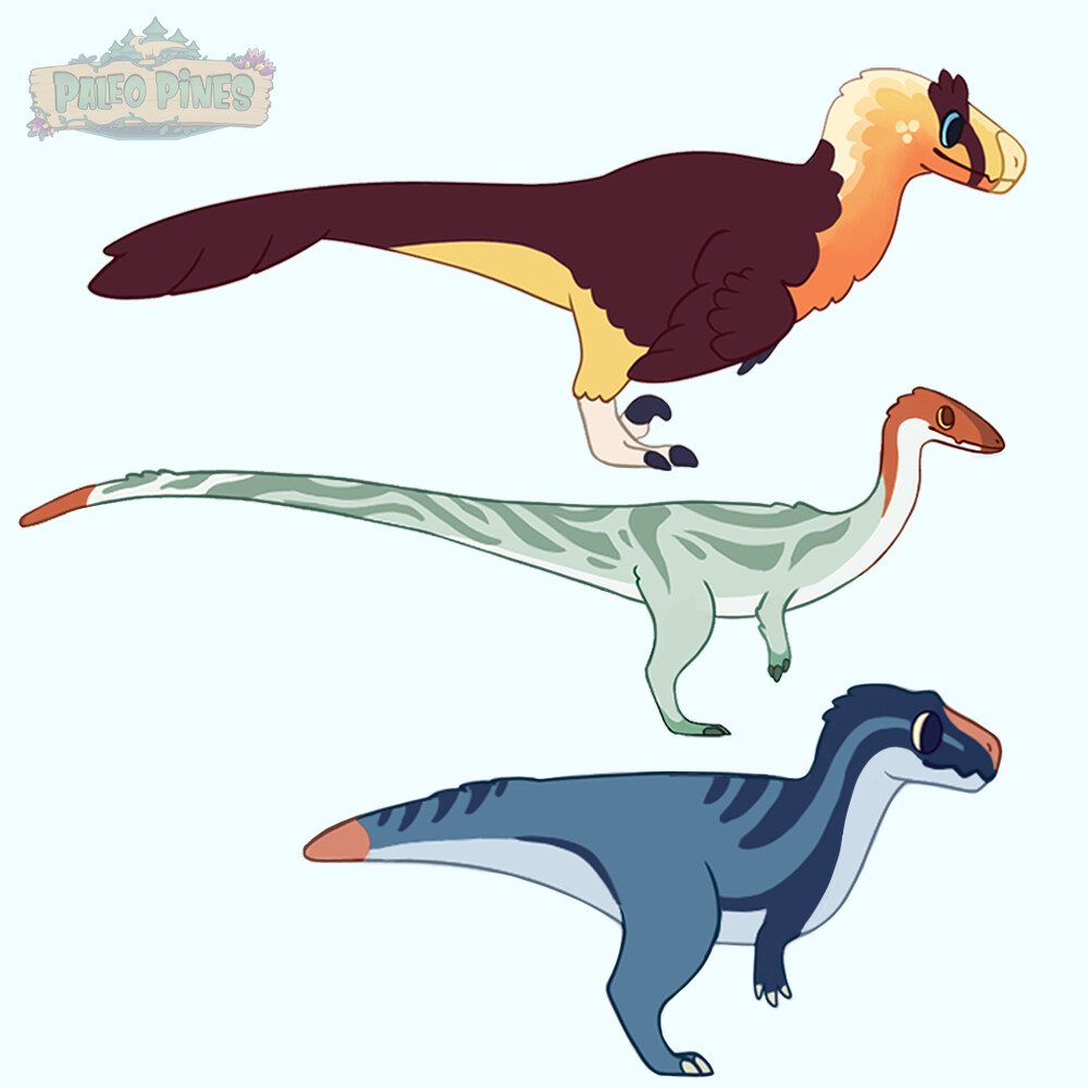 Jordan Bradley - Paleo Pines Dinosaur Designs & Skins (theropods Pt1)