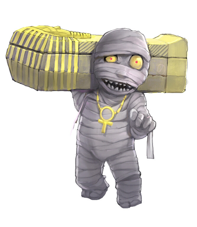 CHARACTER DESIGN | OC - Baby Mummy