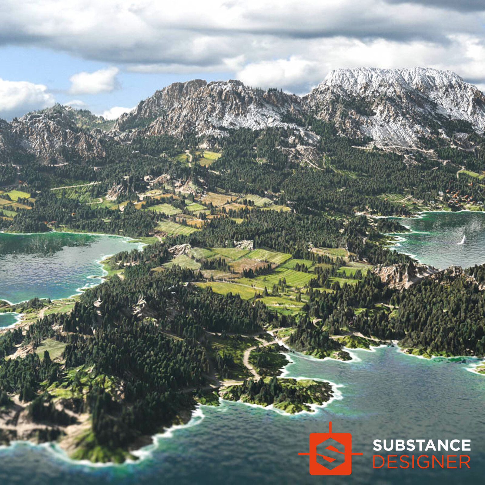 Alpine Material - 100% Substance Designer