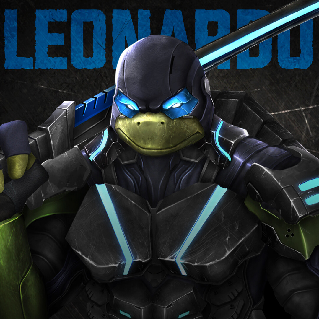 TMNT Leonardo Tactical Suit Fan Art, Nicholas Yeong (n_i_c y) .