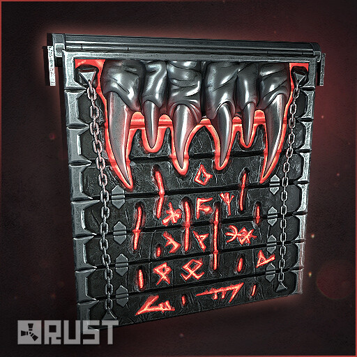 ArtStation Garage door from Hell