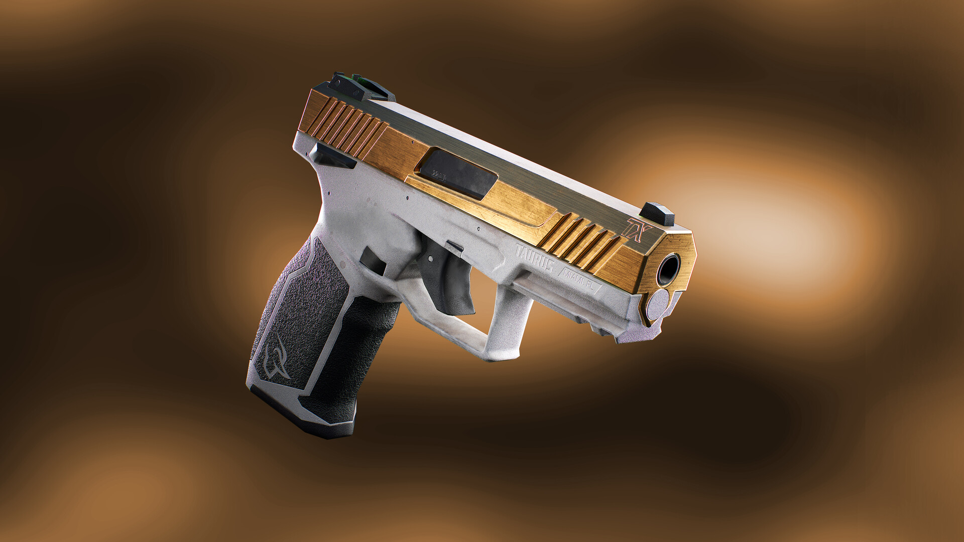 ArtStation - Taurus TX22 (White and Gold)