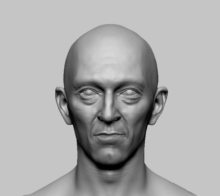 ArtStation - Male Head practice1