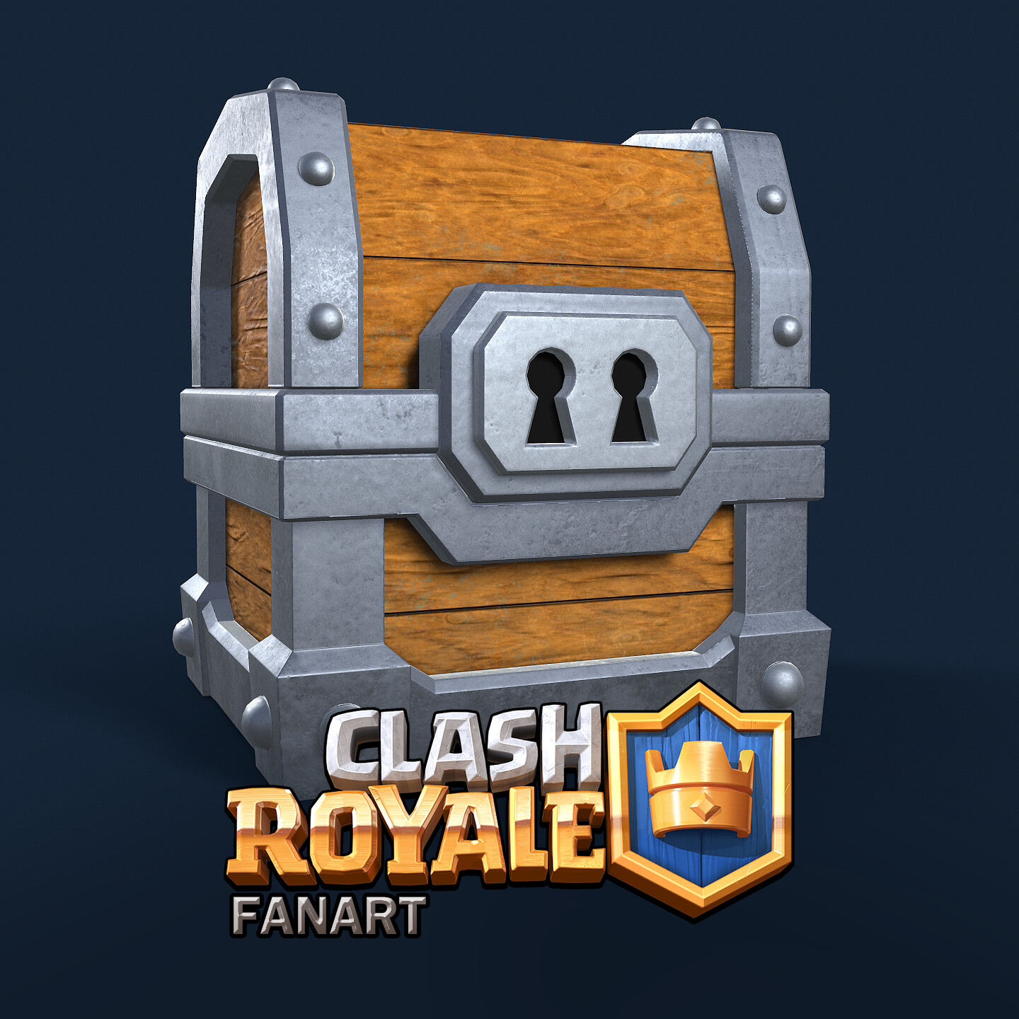 Artstation Giant Chest Clash Royale Anderson Barboza