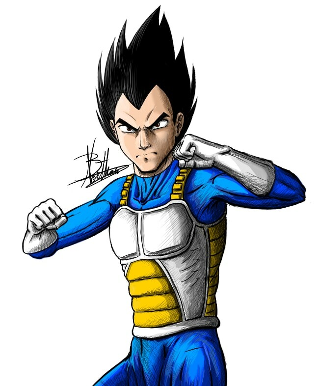 ArtStation - Vegeta Fanart