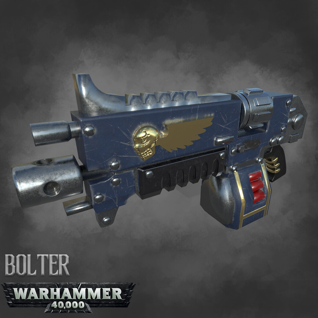 ArtStation - Warhammer 40K - Bolter fanart