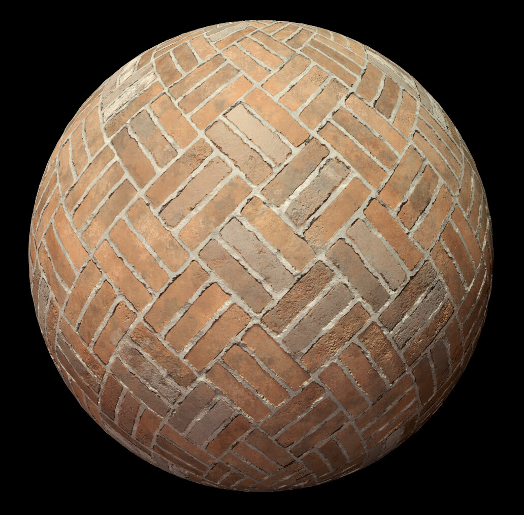 ArtStation - Basket Weave Brick Floor