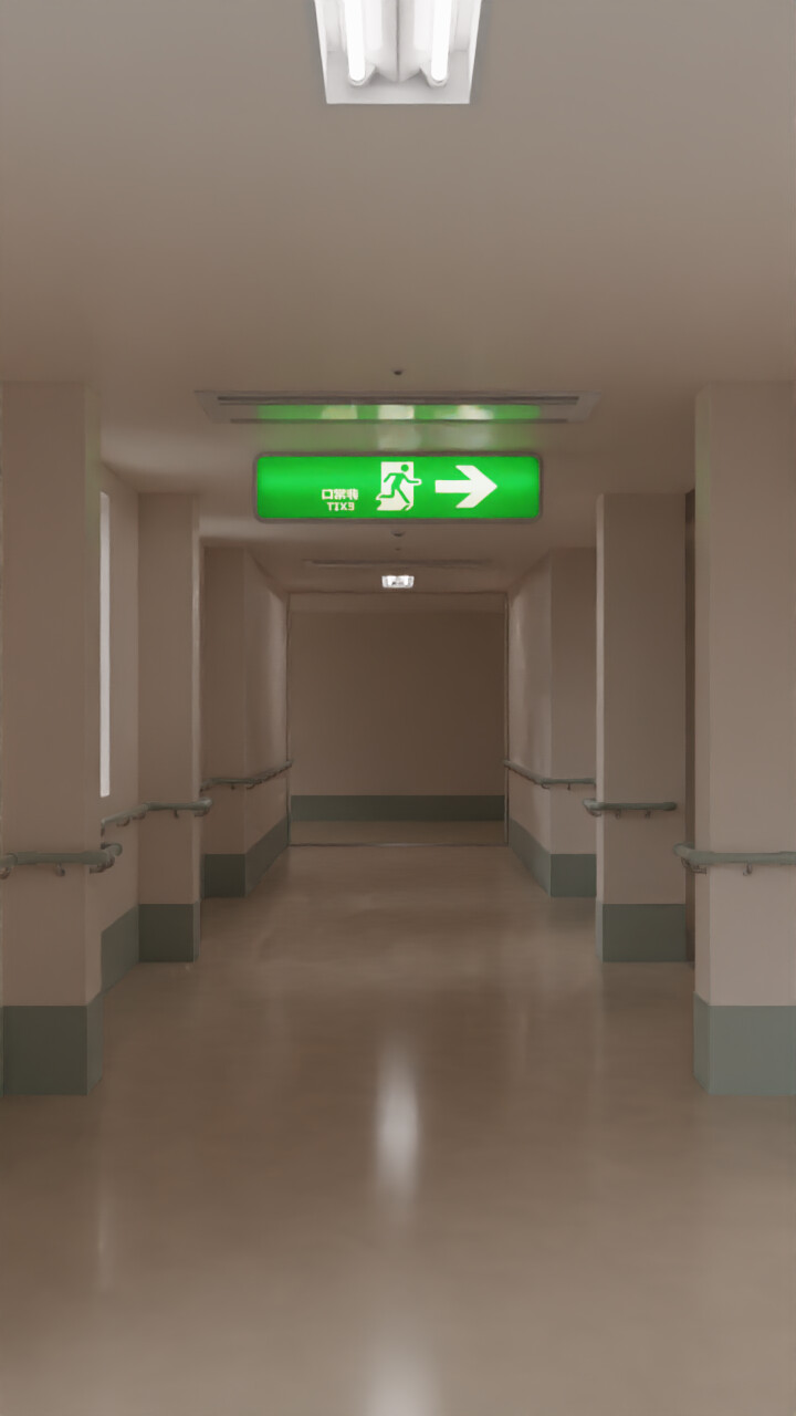 ArtStation - Hospital passage