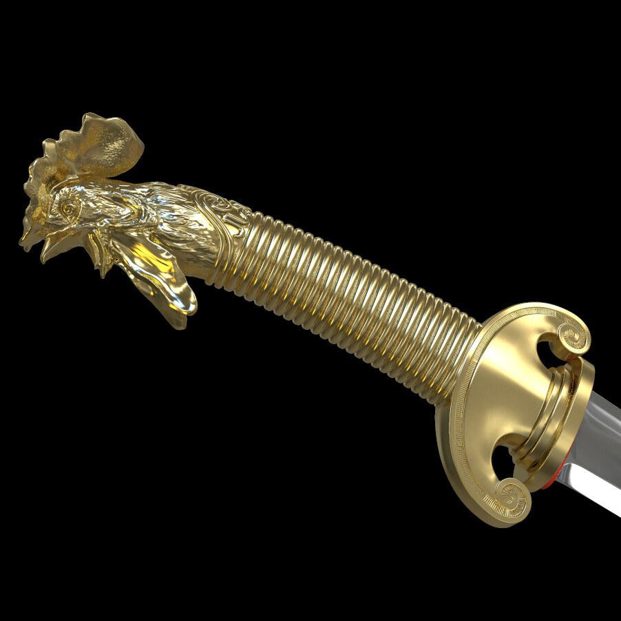 ArtStation - French Napoleonic Sapper Sword