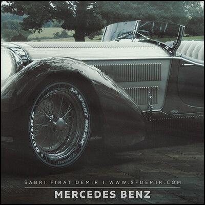 Antique Mercedes Benz Concept Scene