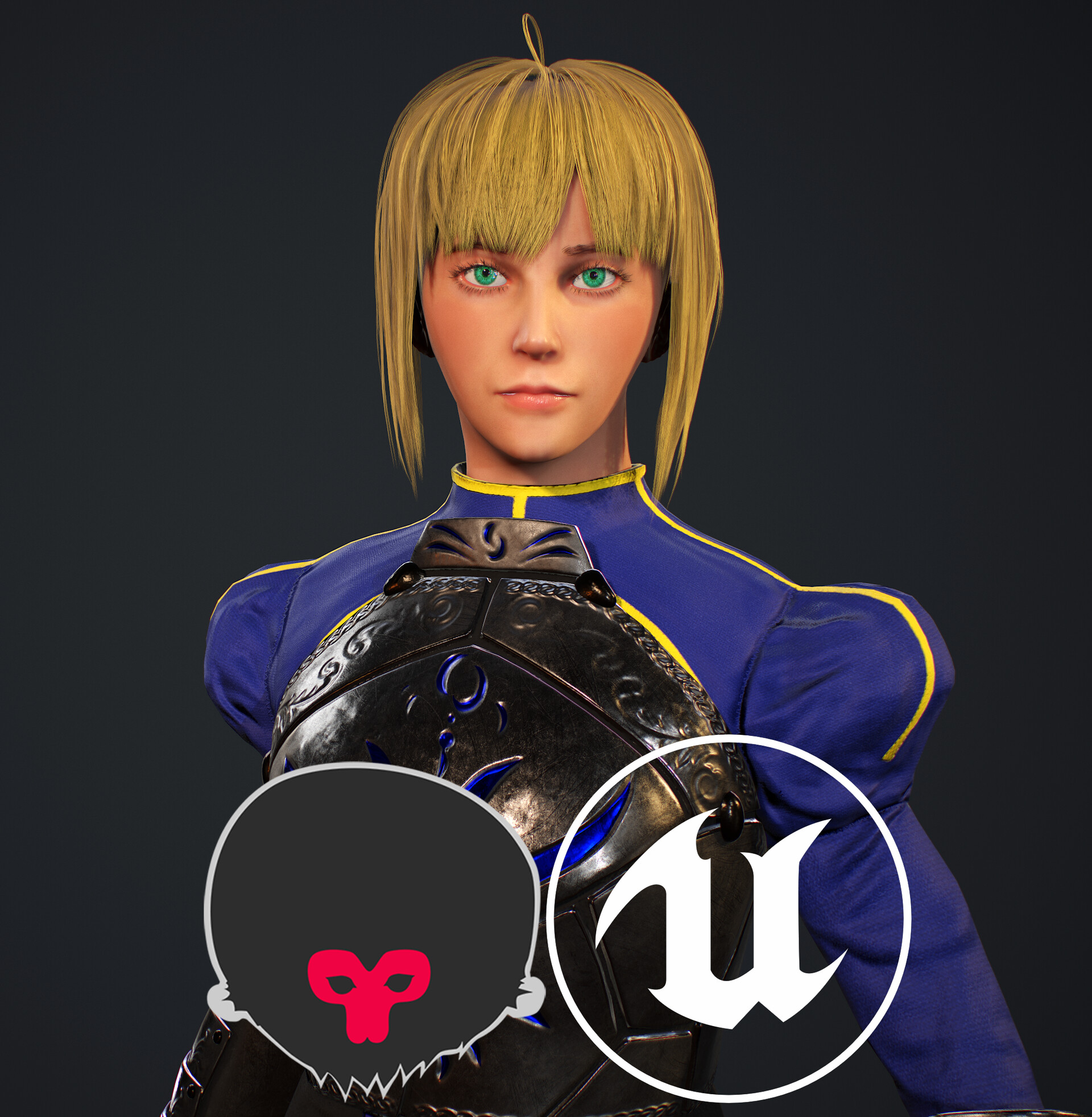 ArtStation - Fate: Stay Night - Saber (Artoria Pendragon)