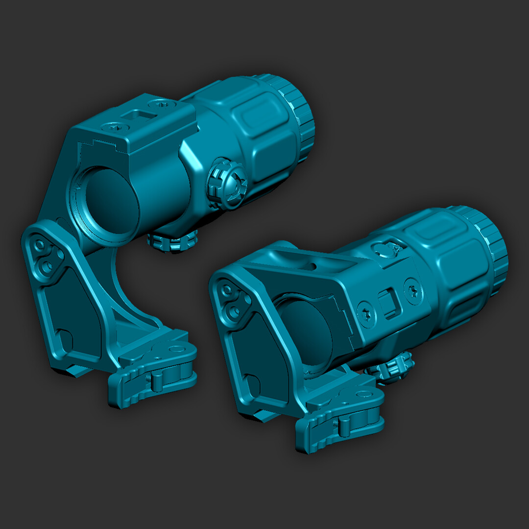 Warden_1 . Unity Tactical FAST FTC EOTech G33 Magnifier Mount