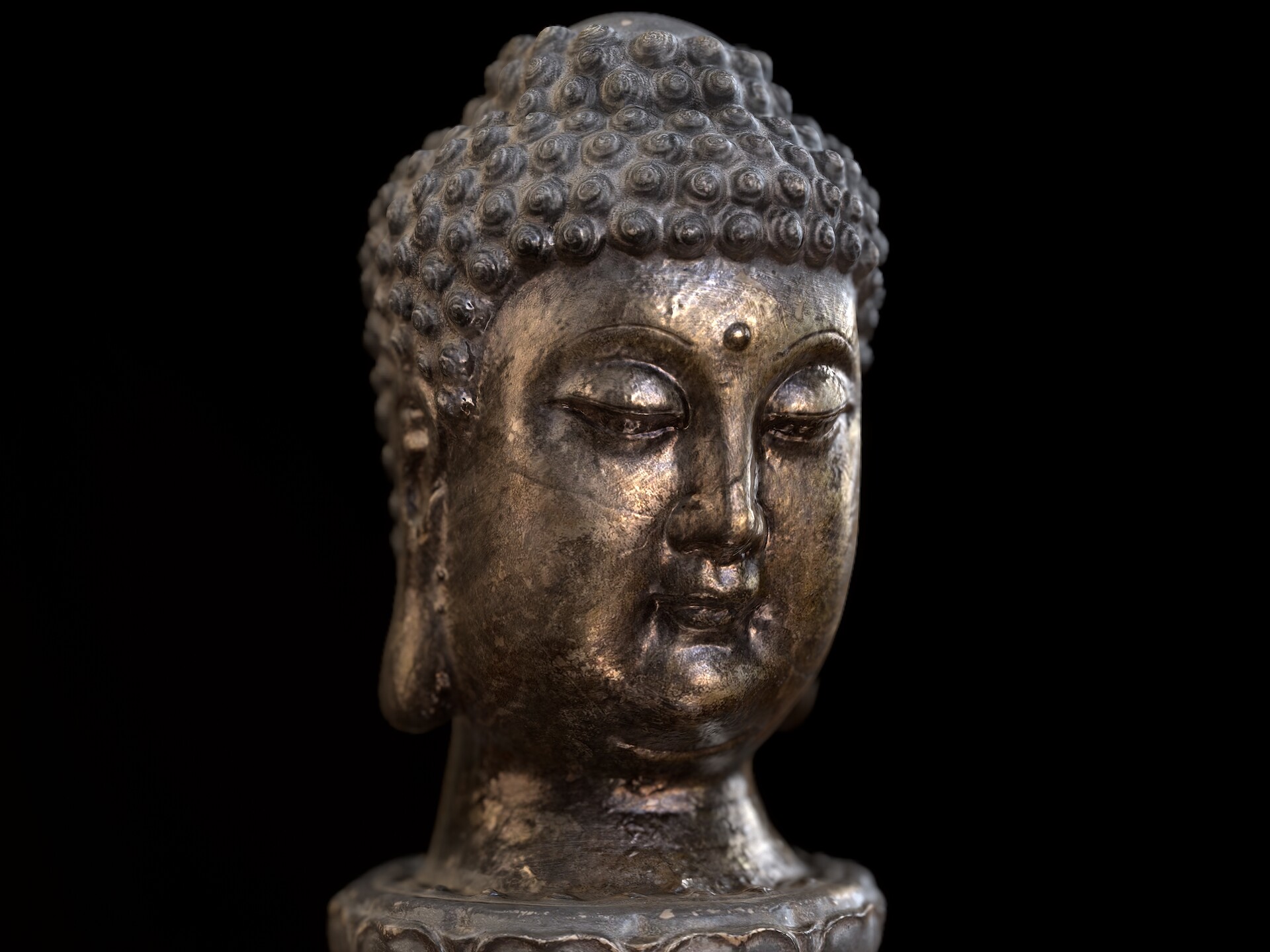 ArtStation - Buddha's Head