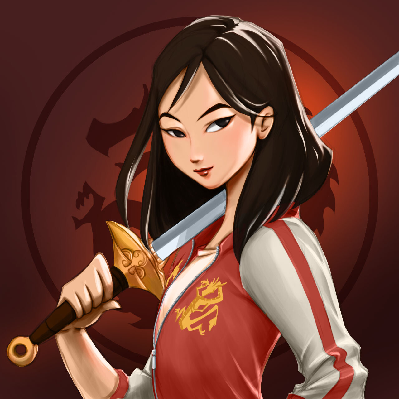 Mulan, girl, anime, other, HD wallpaper | Peakpx