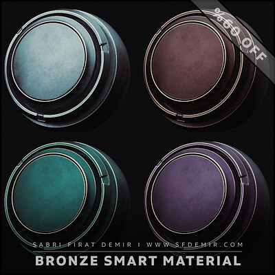 4 Clean Bronze Smart Material Pack