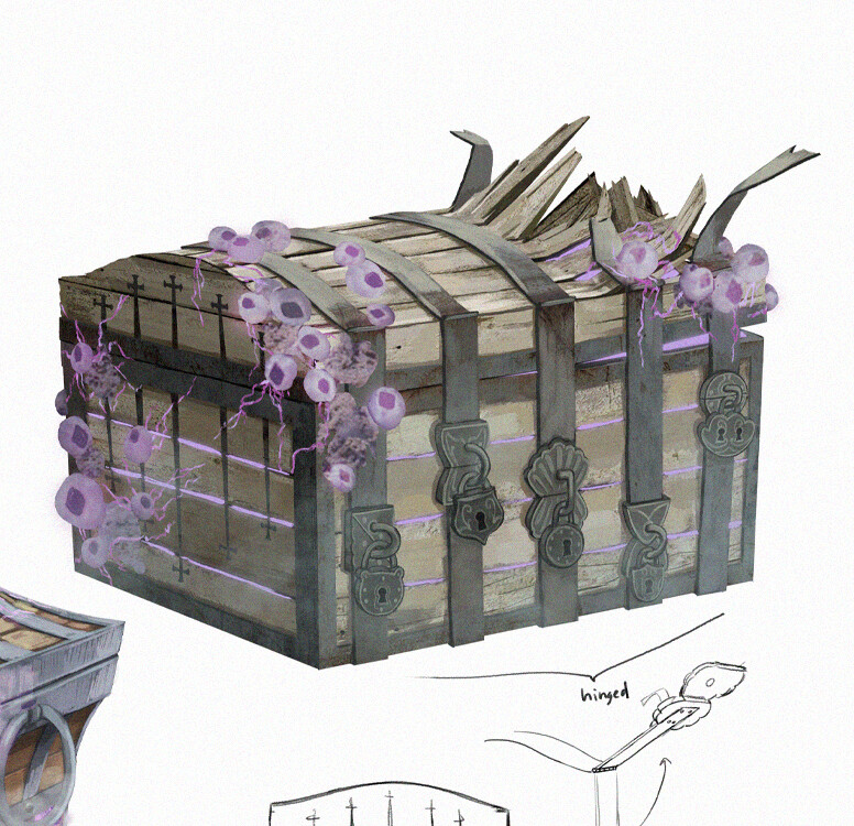 ArtStation Barnacled Booty Chests