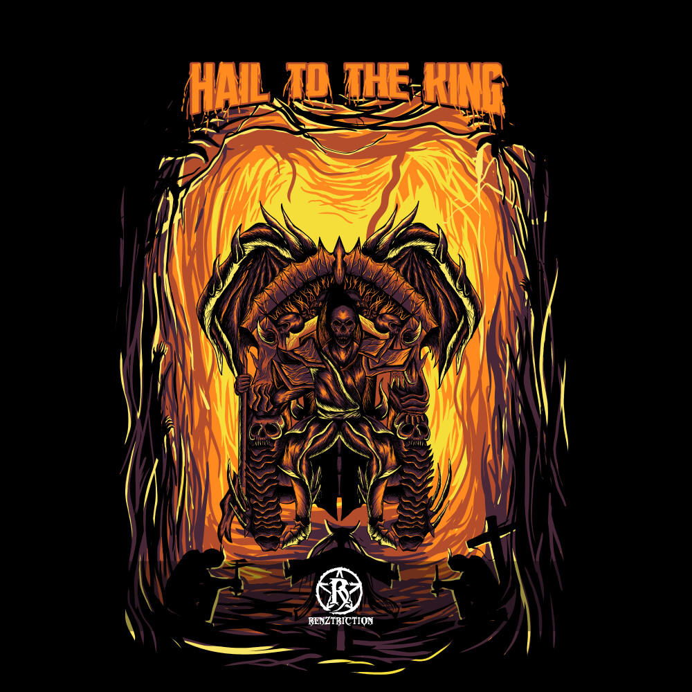 ArtStation - Hail to the King T-shirt Design For sale