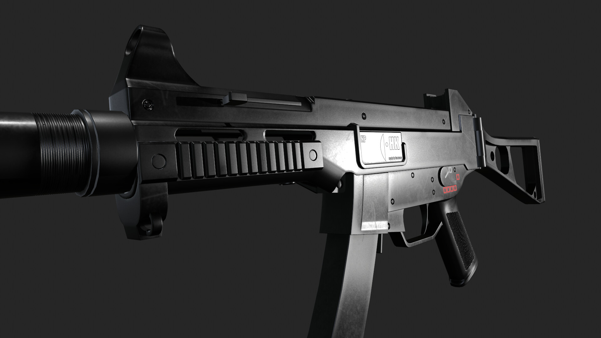 ArtStation - UMP9 Gun