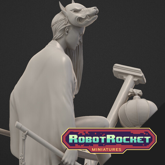 The Defeated - Mona Finden - Robot Rocket Miniatures