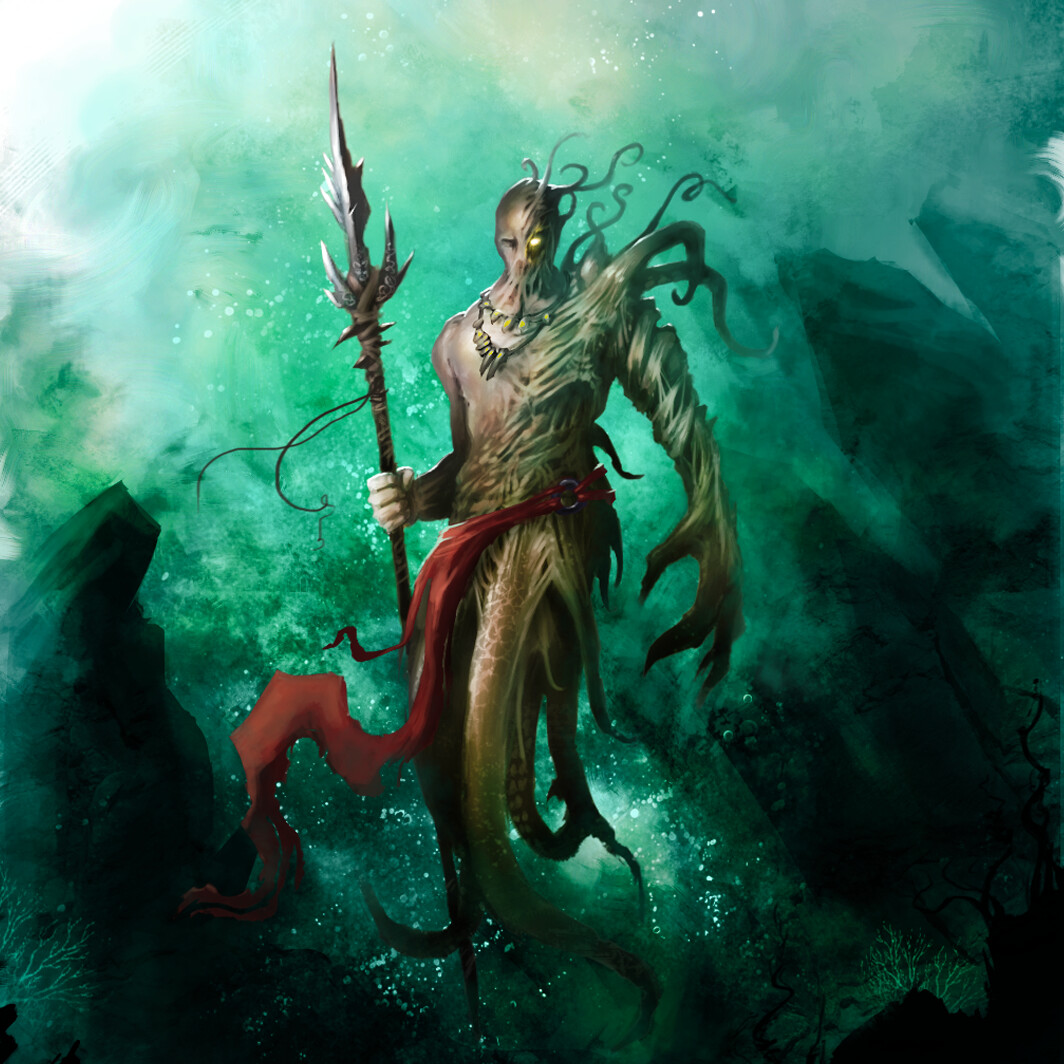 ArtStation Character Study Underwater Warrior