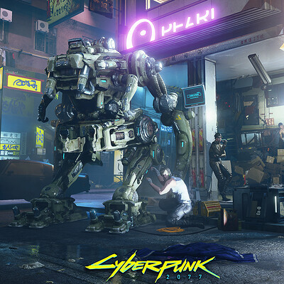 ArtStation - Waiting for Cyberpunk 2077 (Ждун,Homunculus