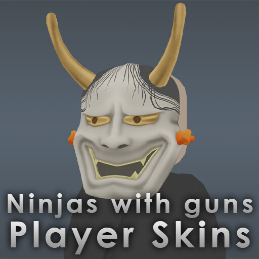 Ninjas with guns - Player skins