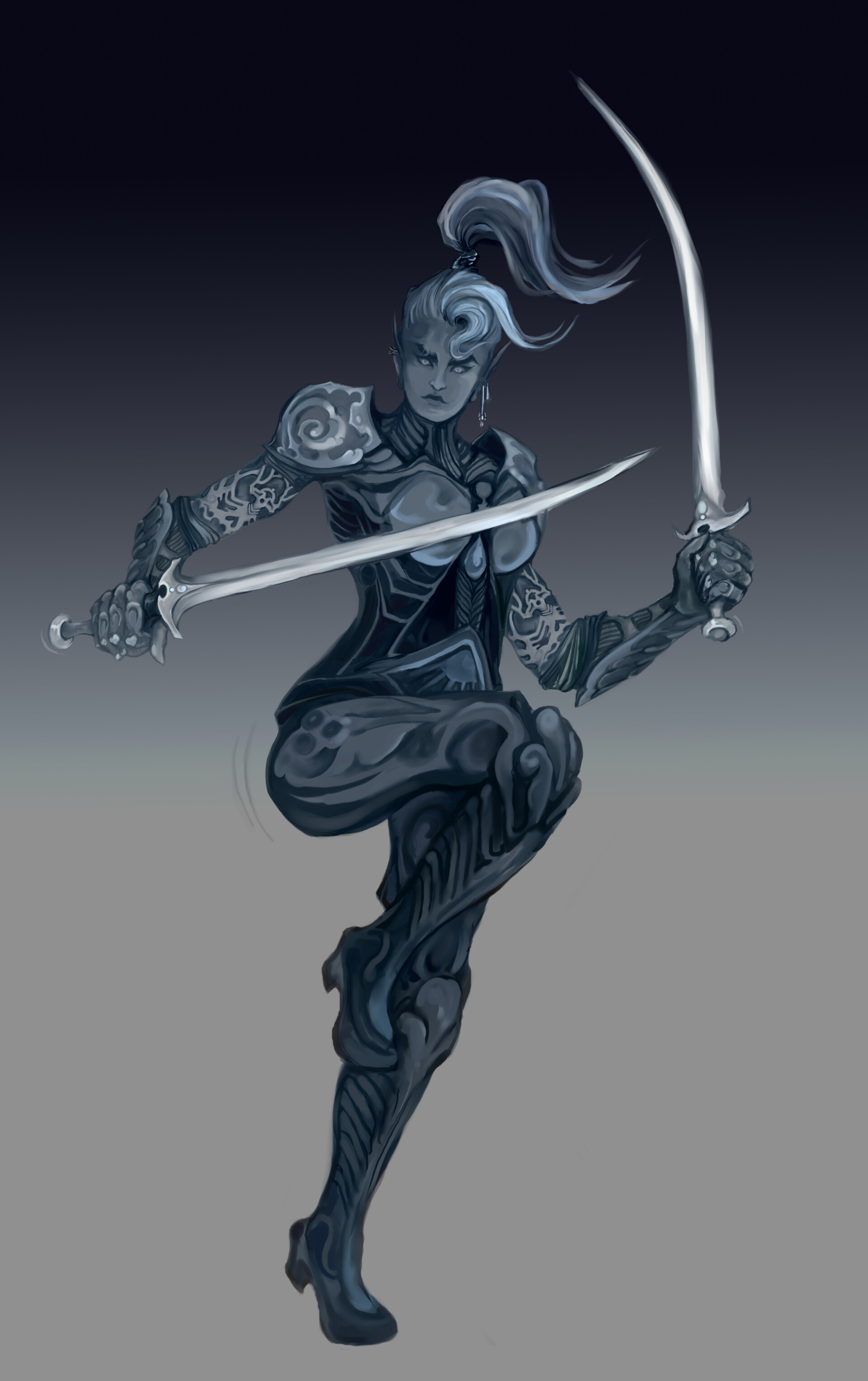 ArtStation - Elvish sword dancer