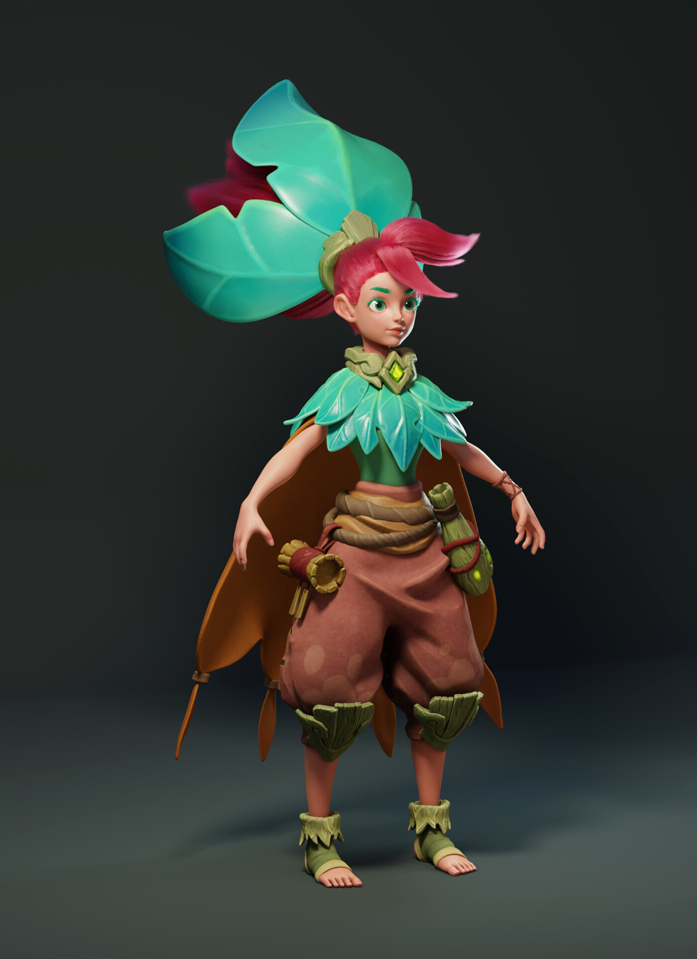 ArtStation - LIYAH The Forest Girl 3D