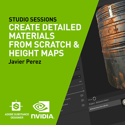 NVIDIA| Create Detailed Materials From Scratch & Height Maps