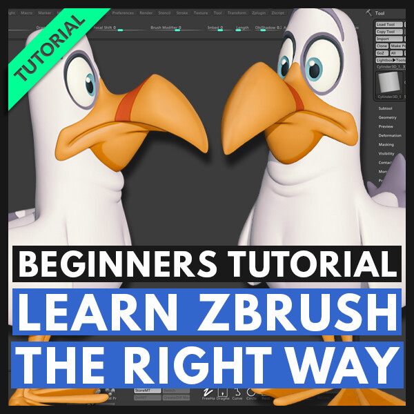 best zbrush tutorials beginner