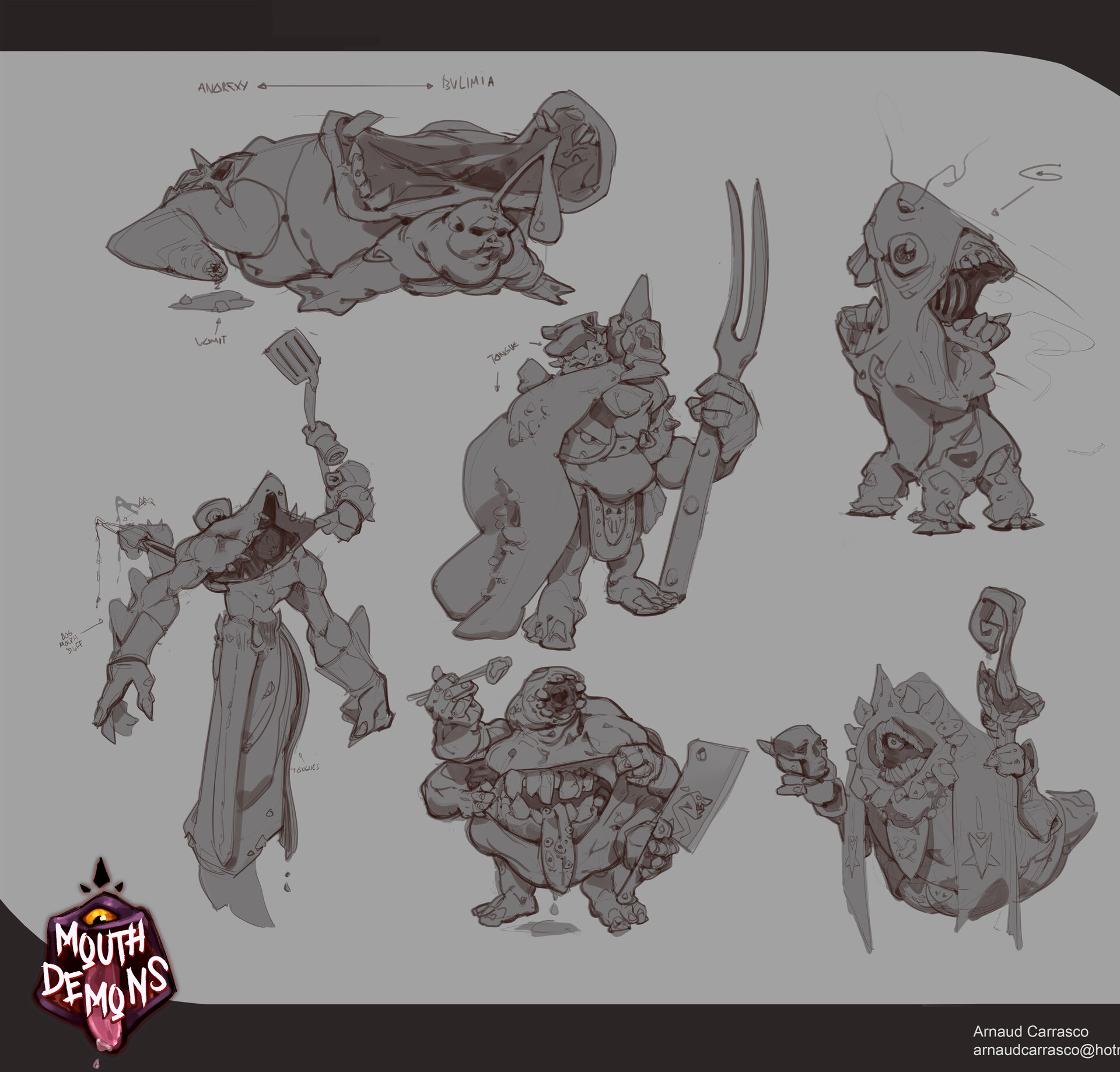 ArtStation - MouthDemons Explorations