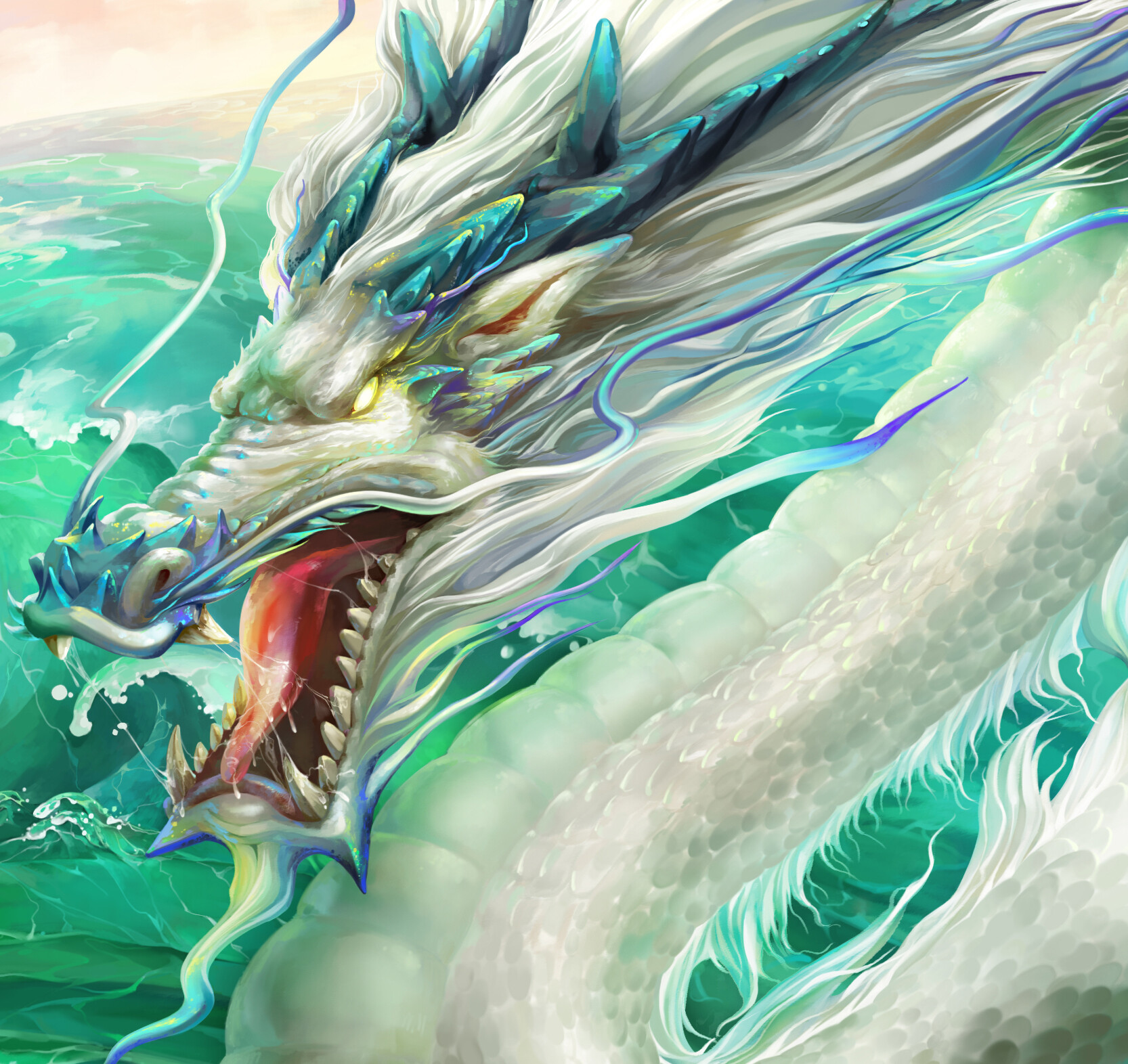 ArtStation 山海神迹——蛟龙出海