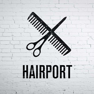 Hairport Branding