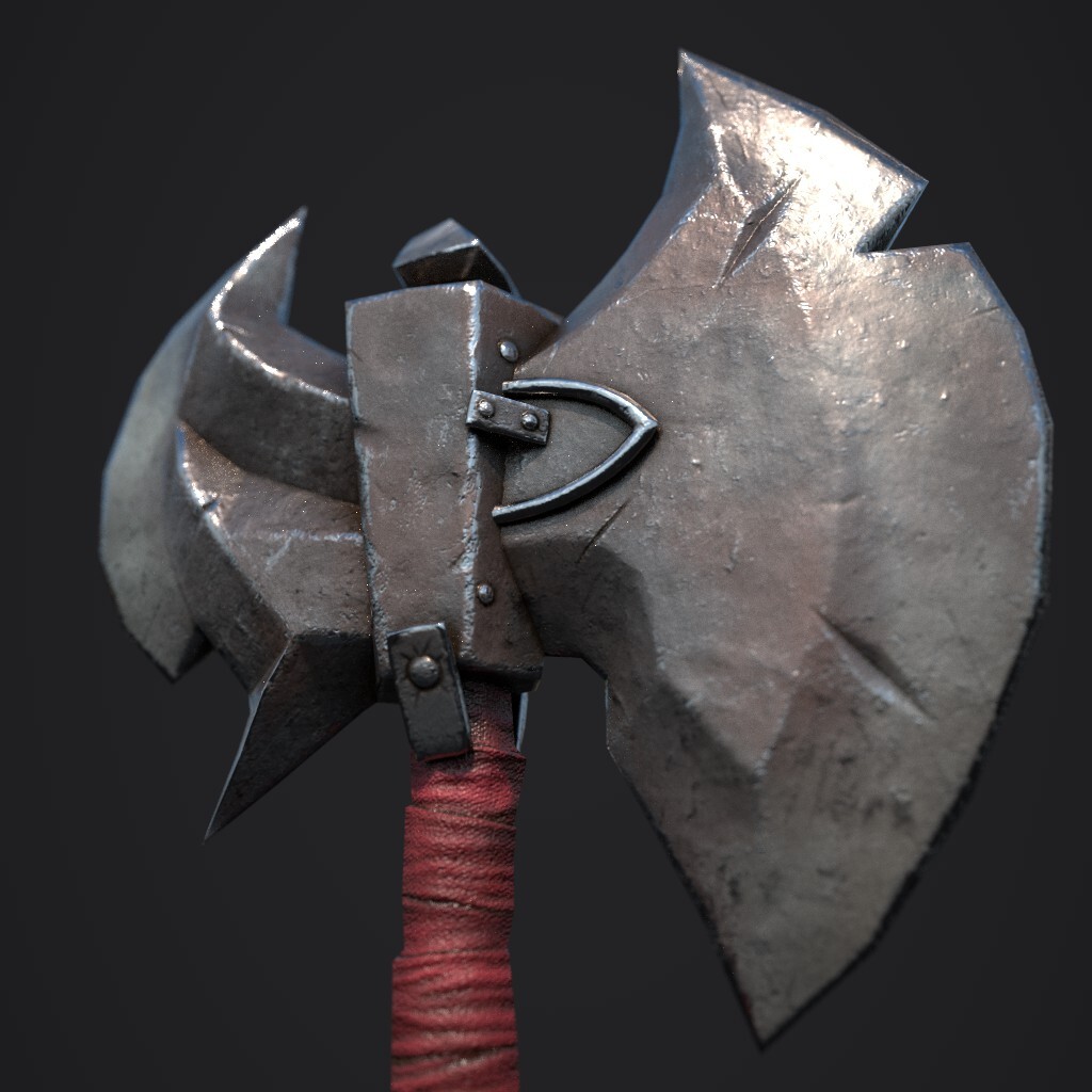 ArtStation - Axe realistic stylize