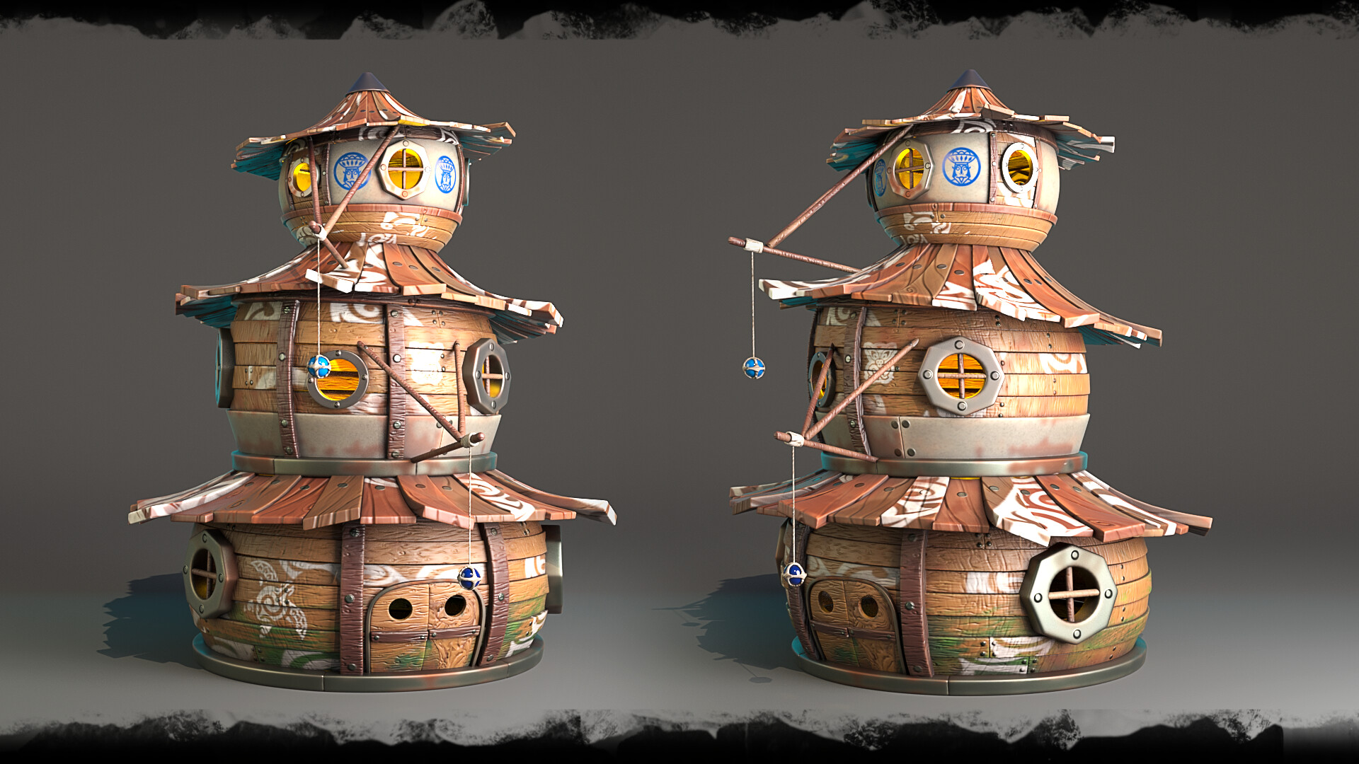 ArtStation - Stylized Buildings