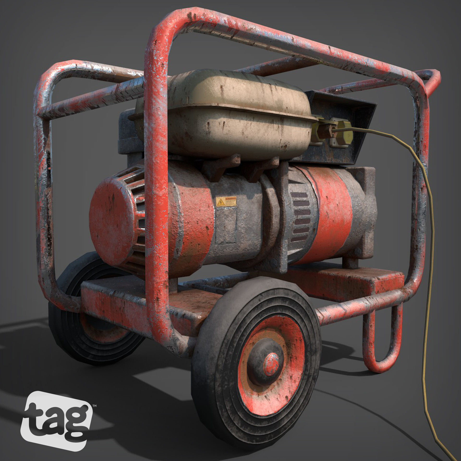 Lara Bendoris - Old Generator: Game Asset