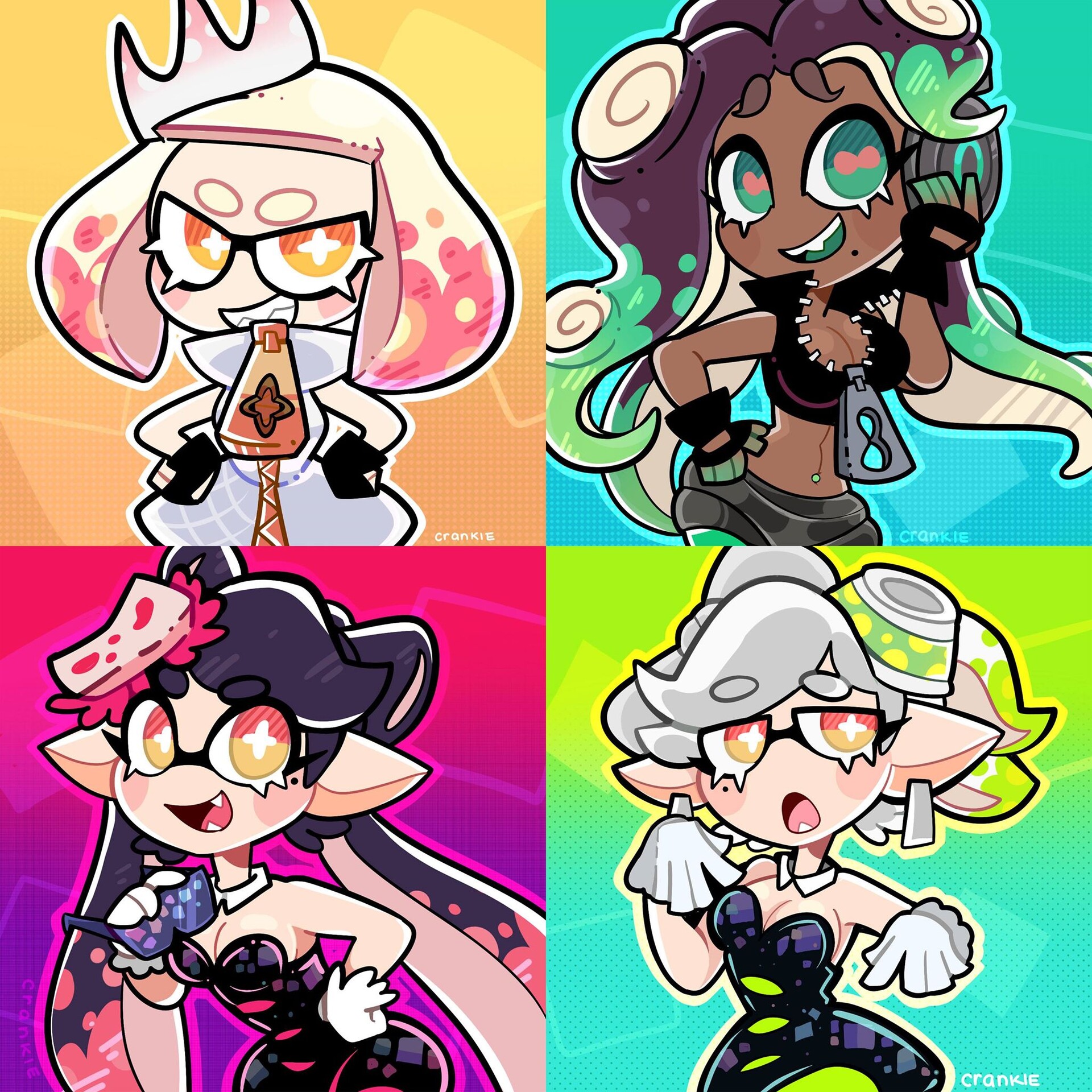 ArtStation - Splatoon Idols