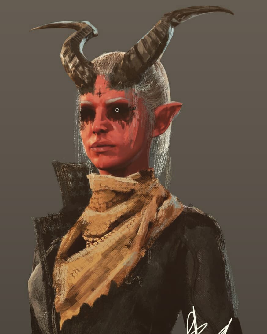 ArtStation - Baldur's Gate 3 Fan Art - Tiefling