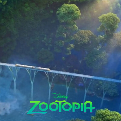 ArtStation - Train Ride Scene