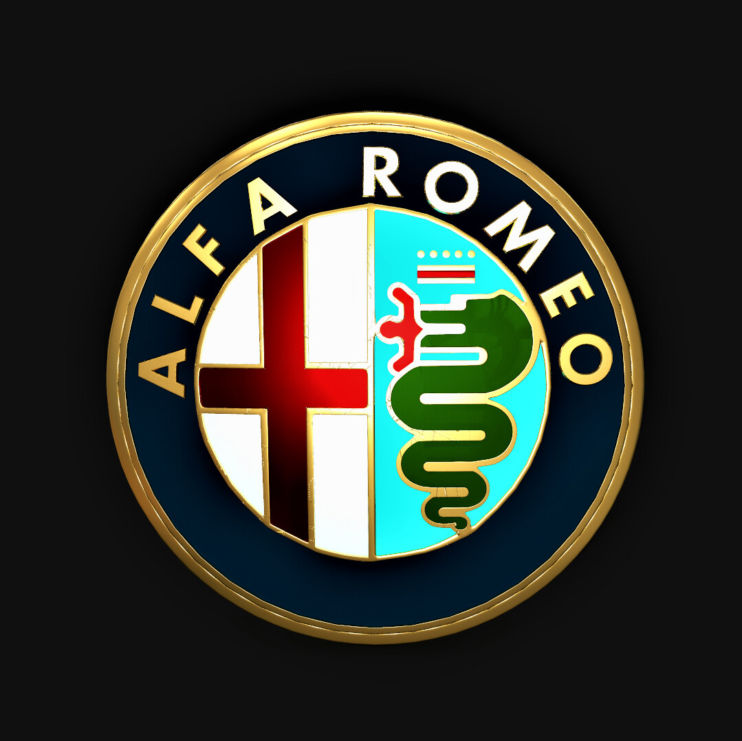 Artstation - Alfa Romeo 3d Logo