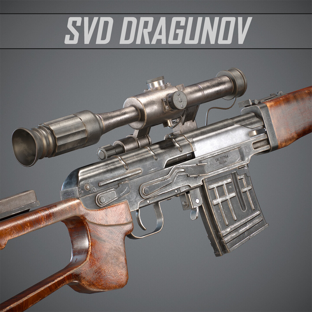 ArtStation - SVD Dragunov