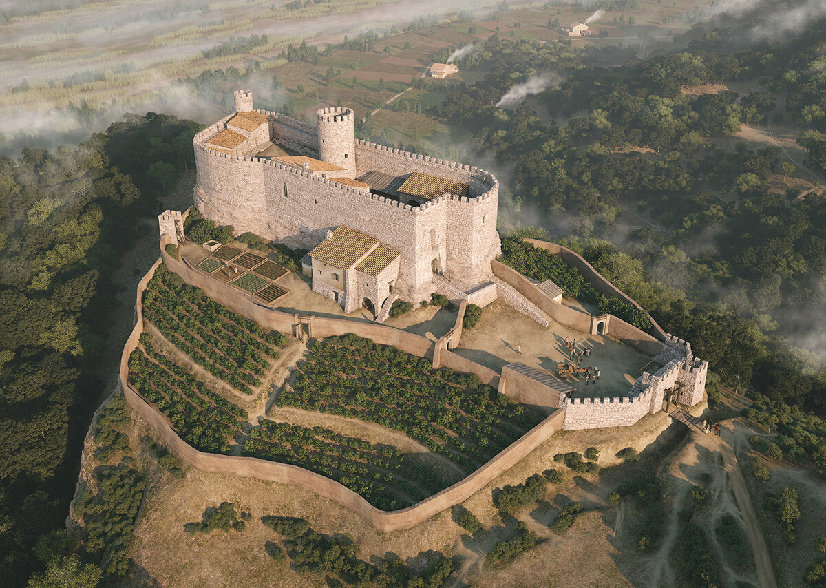Castle of Castellbisbal (Barcelona), circa 1340