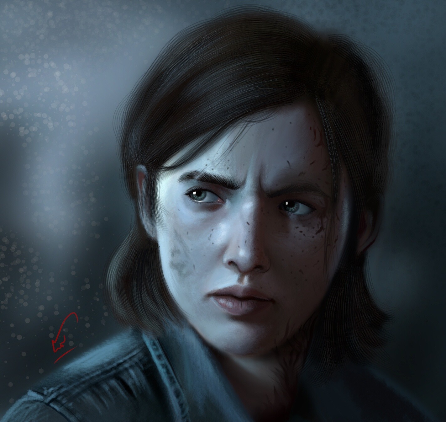 ArtStation - Portrait of Ellie Williams