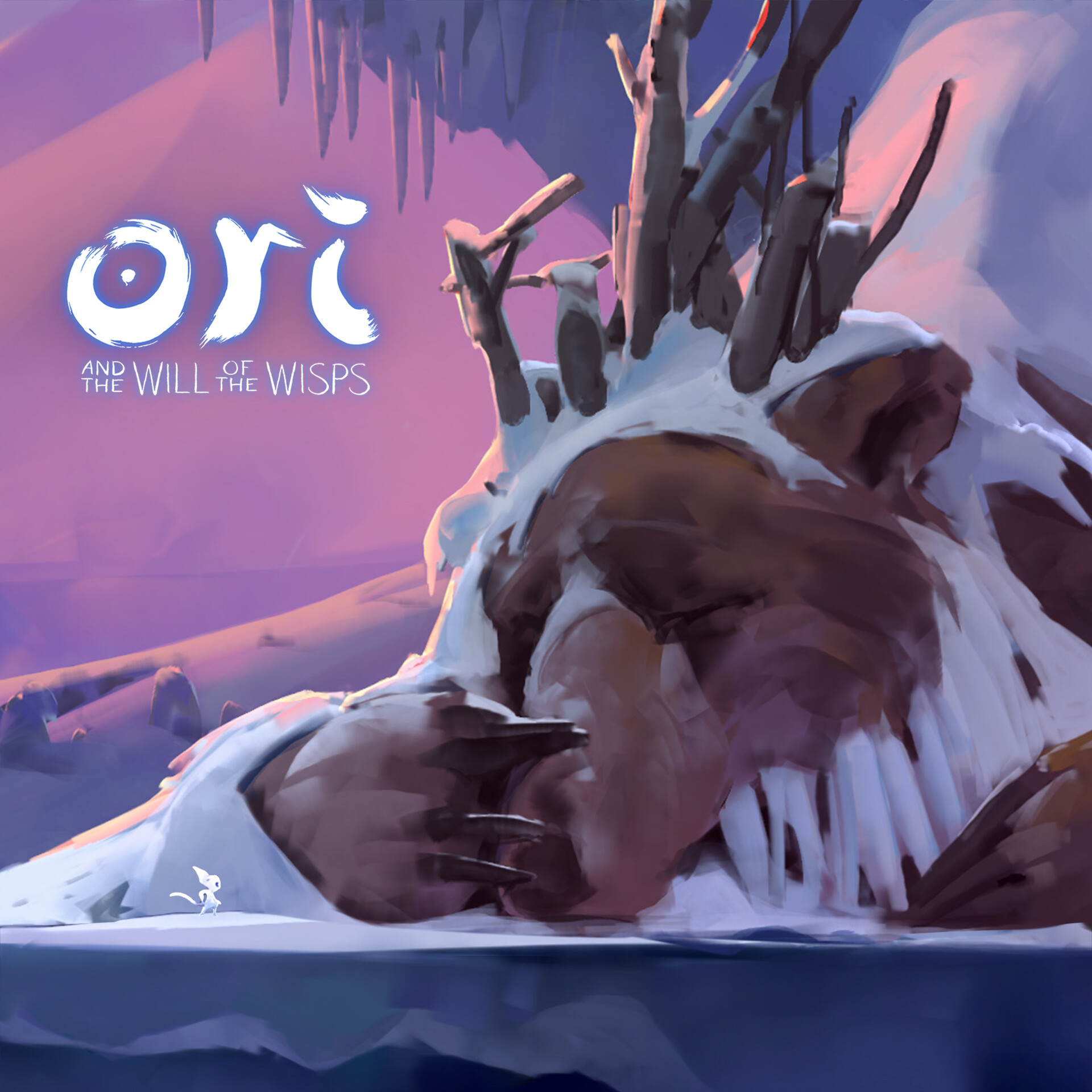 Ori and the will of the Wisps, Ori wall decor, Wisps canvas, Moon Studios art, Video Game cheapest canvas, Idea for Gift, Fantasy Forest print