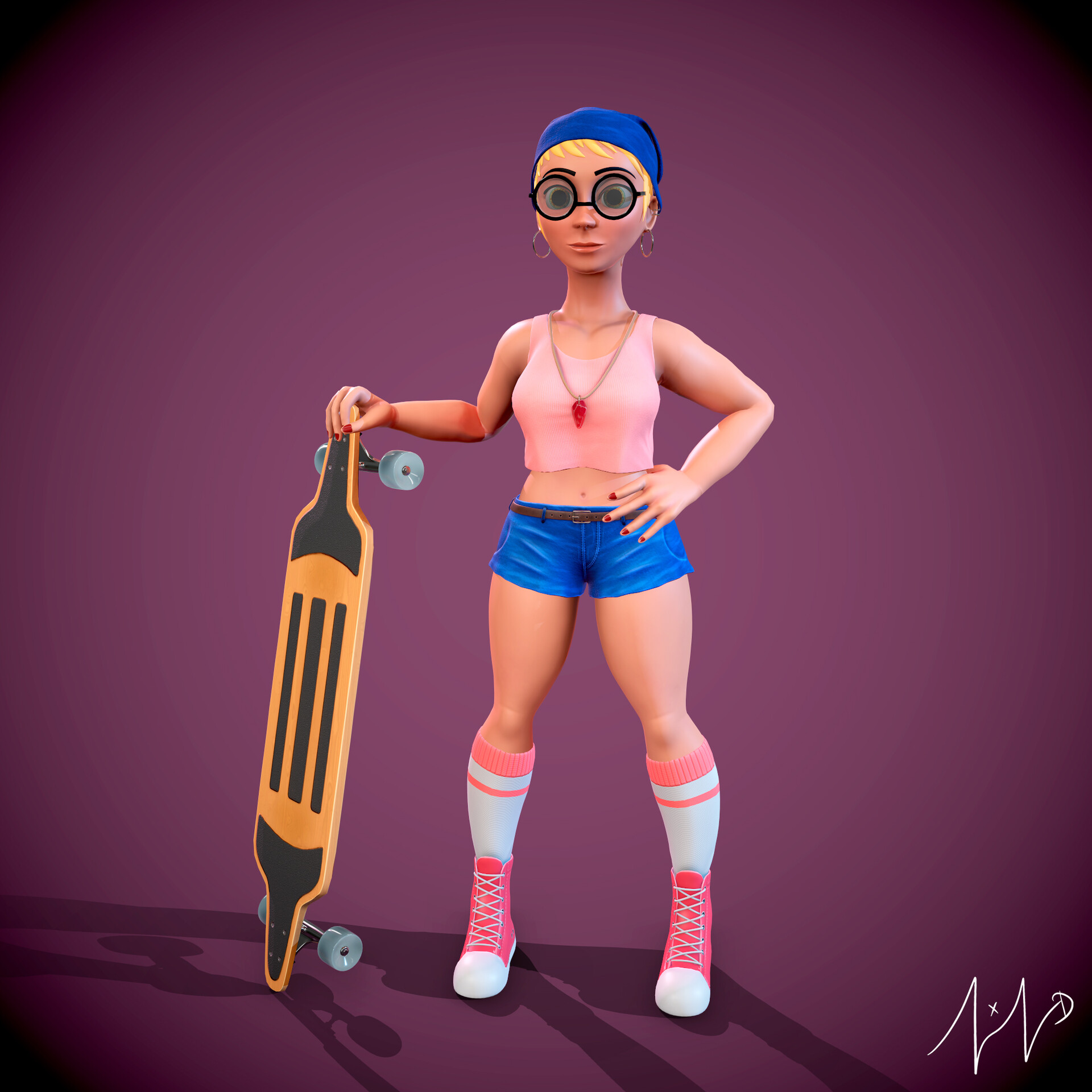 ArtStation - Skater Character