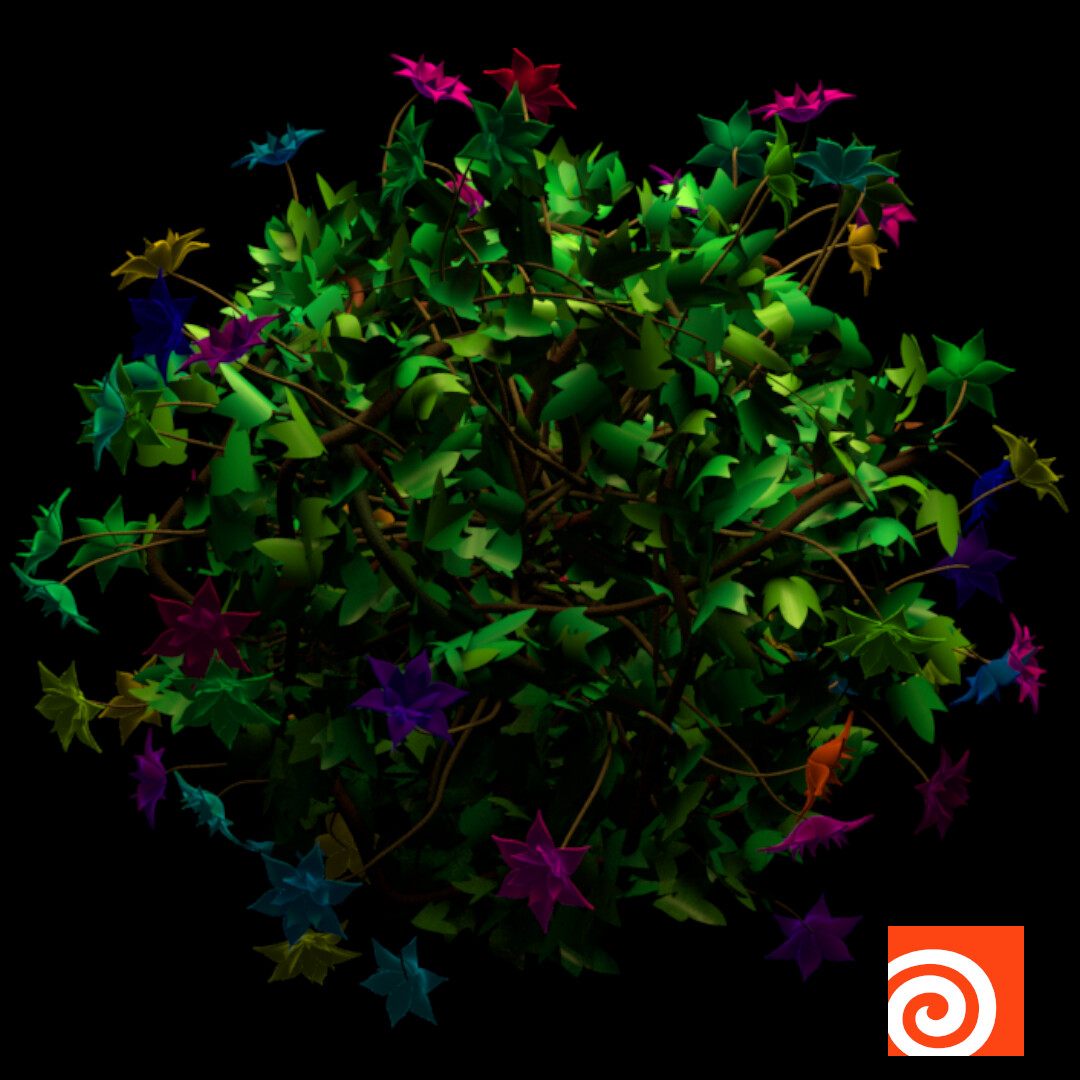 Growing Plant FX - Houdini