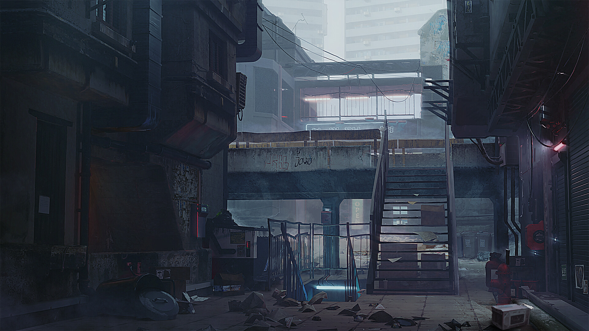 ArtStation - City corner