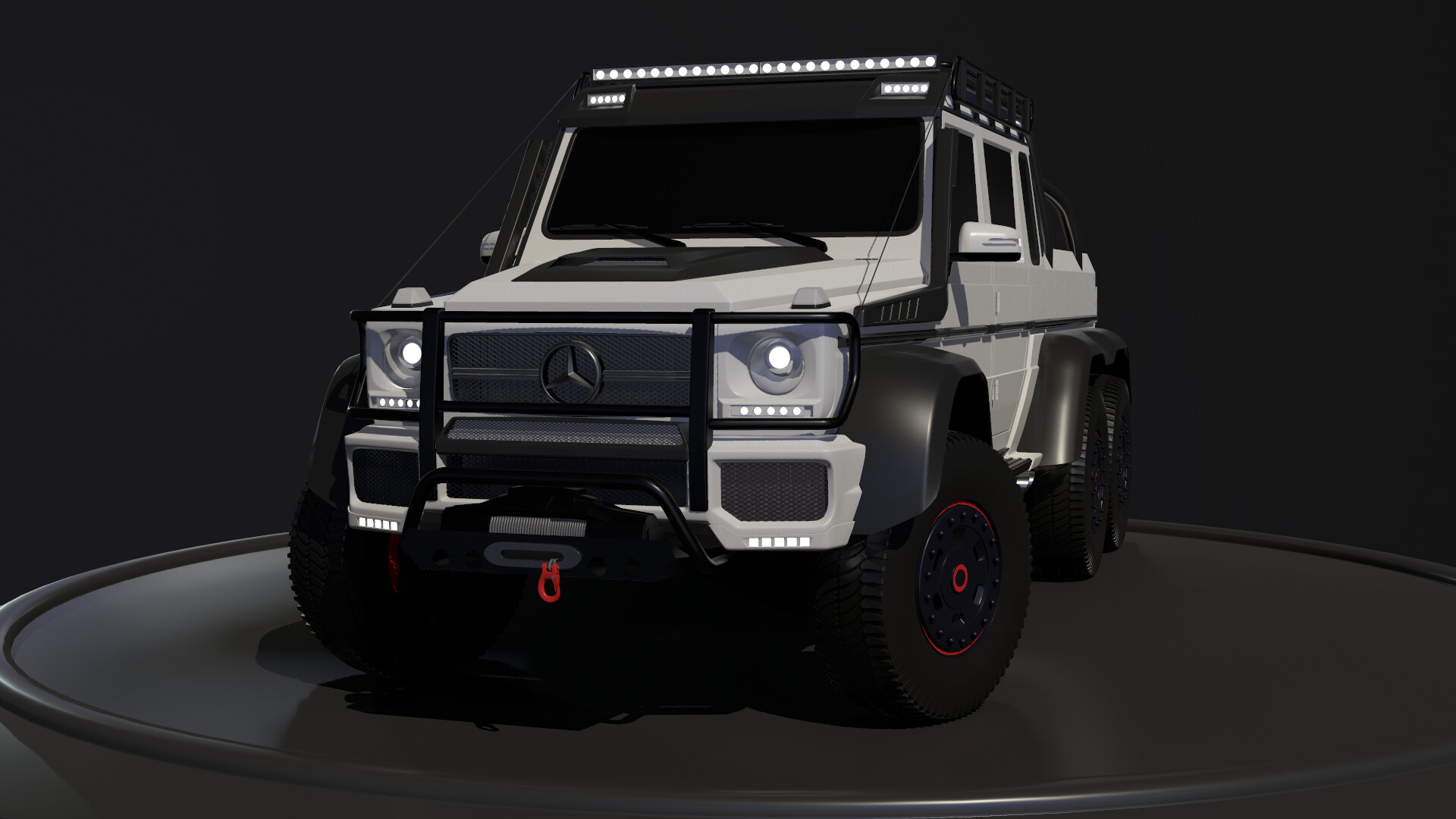 Artstation Mercedes Benz G 63 6x6 Amg With Brabus Adventure Kit D K